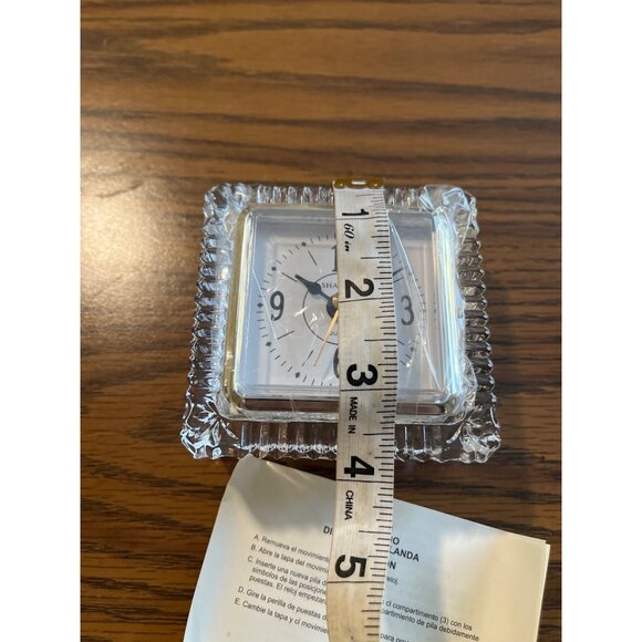 Shannon Fine Crystal Designs of Ireland Marie Clock NOS - Picture 4 of 5